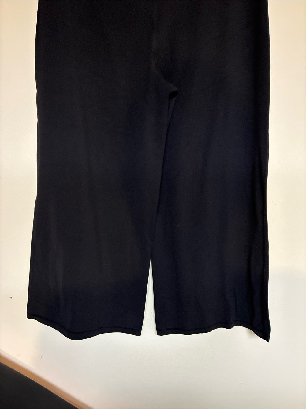 Athleta Gaucho Black Wide-Leg Pants